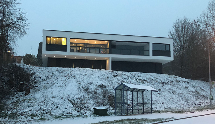 Das fertige 4-Familienhaus in Schwäbisch Gmünd - geplant mit BIM in Vectorworks