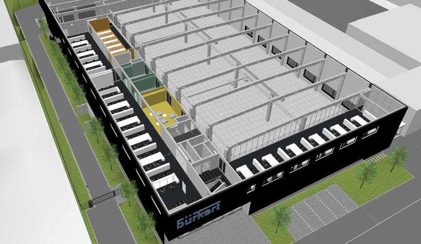 Der Erweiterungsbau für Bürkert – geplant mit BIM in Vectorworks