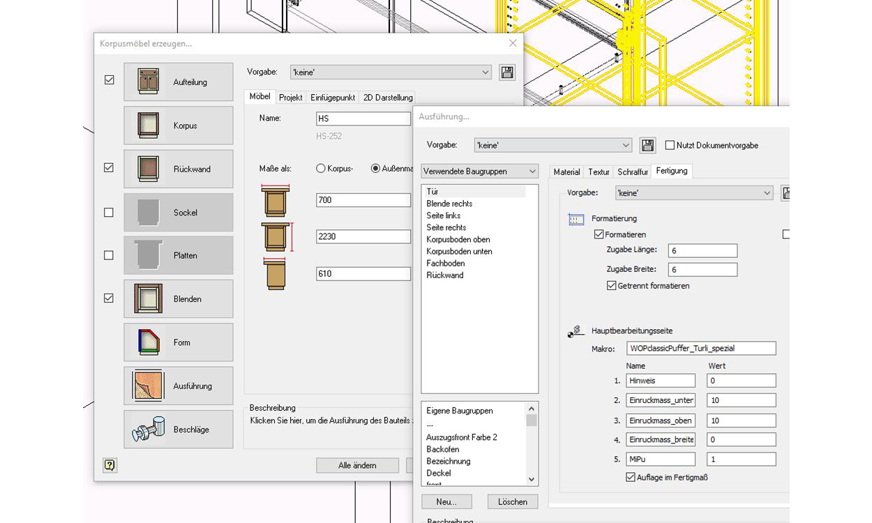 Durchgängig arbeiten mit Vectorworks