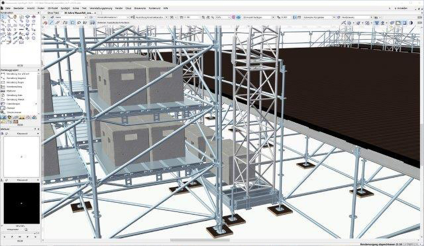 Megaforce plant alle Details mit Vectorworks Spotlight