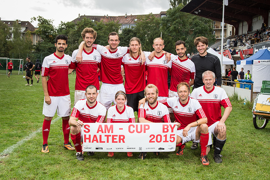 Der Siegerpokal ging an das Team von Herzog & de Meuron