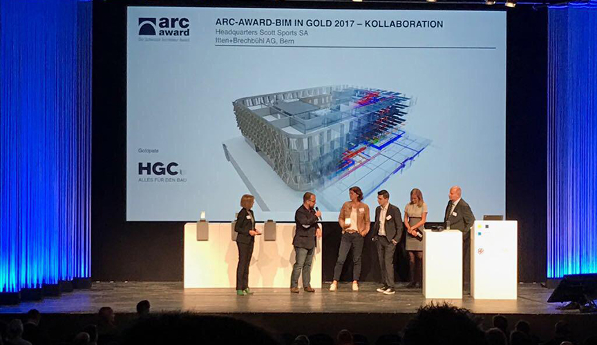 Höhepunkt der Veranstaltung für Entscheidungsträger aus der Baubranche war die Vergabe des „Arc Award BIM“.