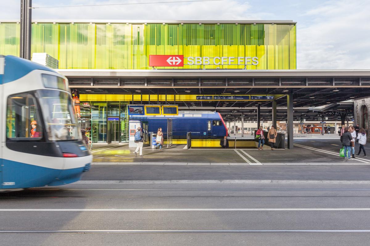 Ausbau Bahnhof Zürich Oerlikon vom Architektur- und Planungsbüro 10:8 Architekten