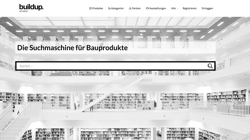 Digitale Bibliothek für Bauprodukte