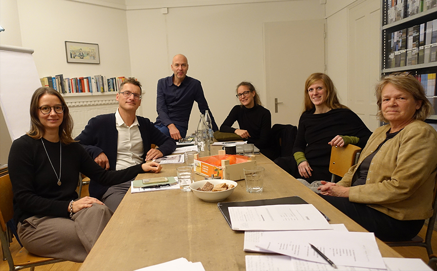 Die Jury des Foundation Award 2019: Jenny Keller, Andreas Ruby, Axel Simon, Selina Walder, Friderike Kluge, Prof. Annette Spiro