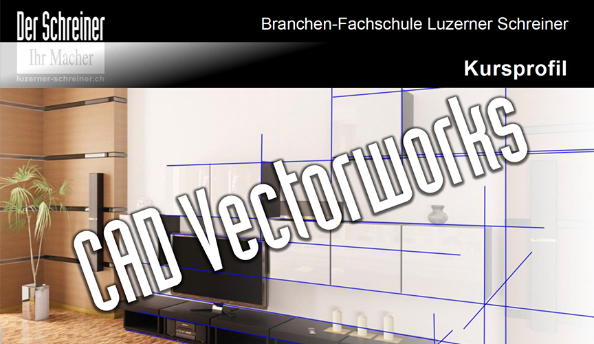 Schreiner-Ausbildung mit Vectorworks interiorcad