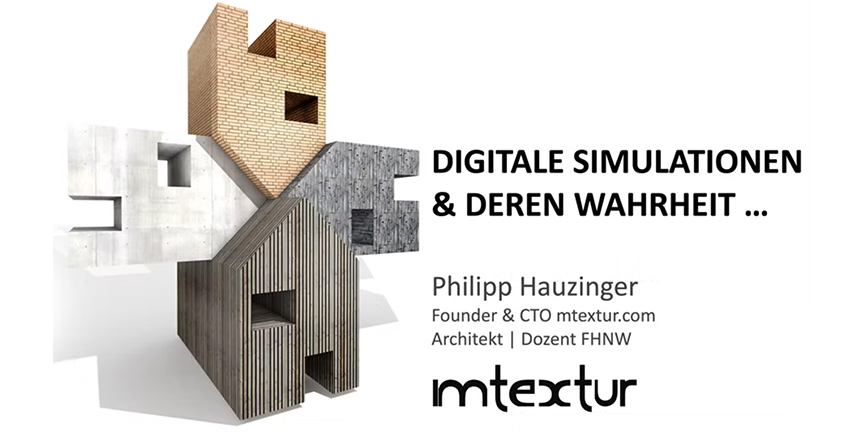 Referat von Philipp Hauzinger, Architekt und CTO von mtextur.com