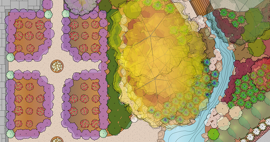 Grundkurs Gartenplanung mit CAD