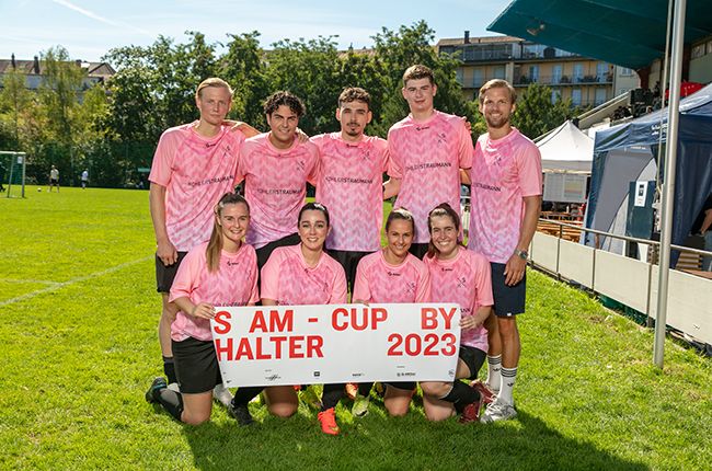 Dieses Büro hatte das schönste Tricot am S AM Cup