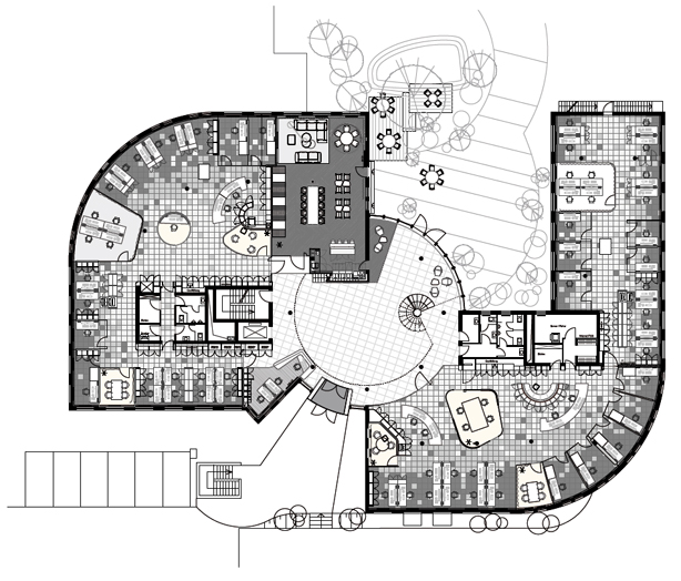 Grundriss EG (© Ippolito Fleitz Group GmbH)