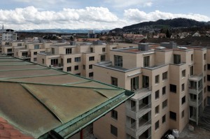 Goldener Hase für die Wohnüberbauung Brunnmatt Ost in Bern.