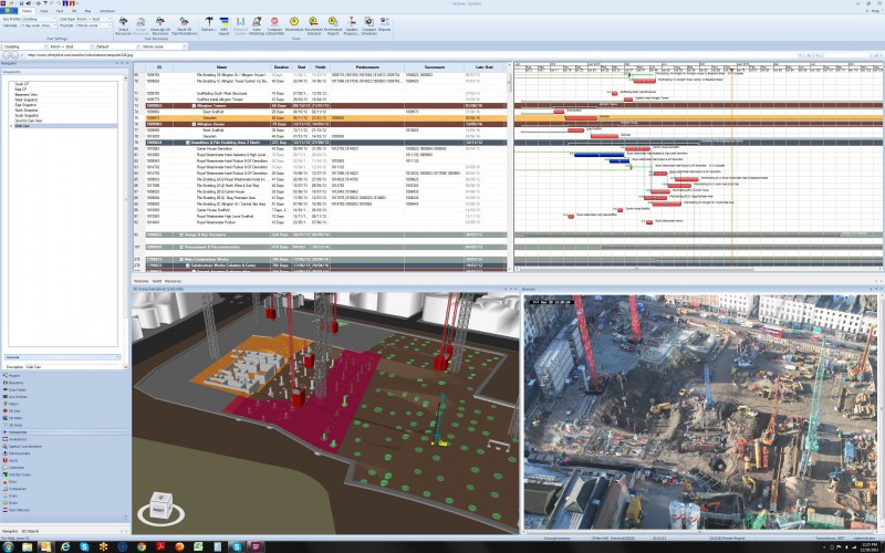 Synchro Professional ist die 4D-Projektmanagement-Software, die weltweit bei Grossprojekten wie Hochhäusern, Brücken, Autobahnen, Tunneln, Hospitälern, Kraftwerken etc. eingesetzt wird.