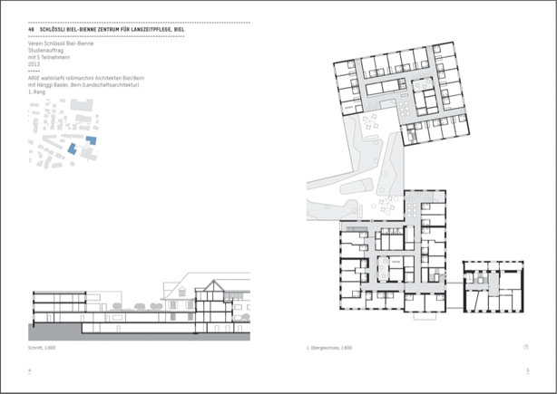 Schlössli Biel-Bienne, Zentrum für Langzeitpflege, Biel. 1. Rang 2013. Arge wahlrüefli/rollimarchini, Biel/Bienne