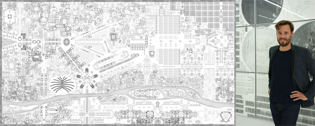 Das Schaffen von Michael Hirschbichler bewegt sich zwischen Architektur, Forschung, Kunst und theoretischer Reflexion. Theatrum Orbis Terrarum.