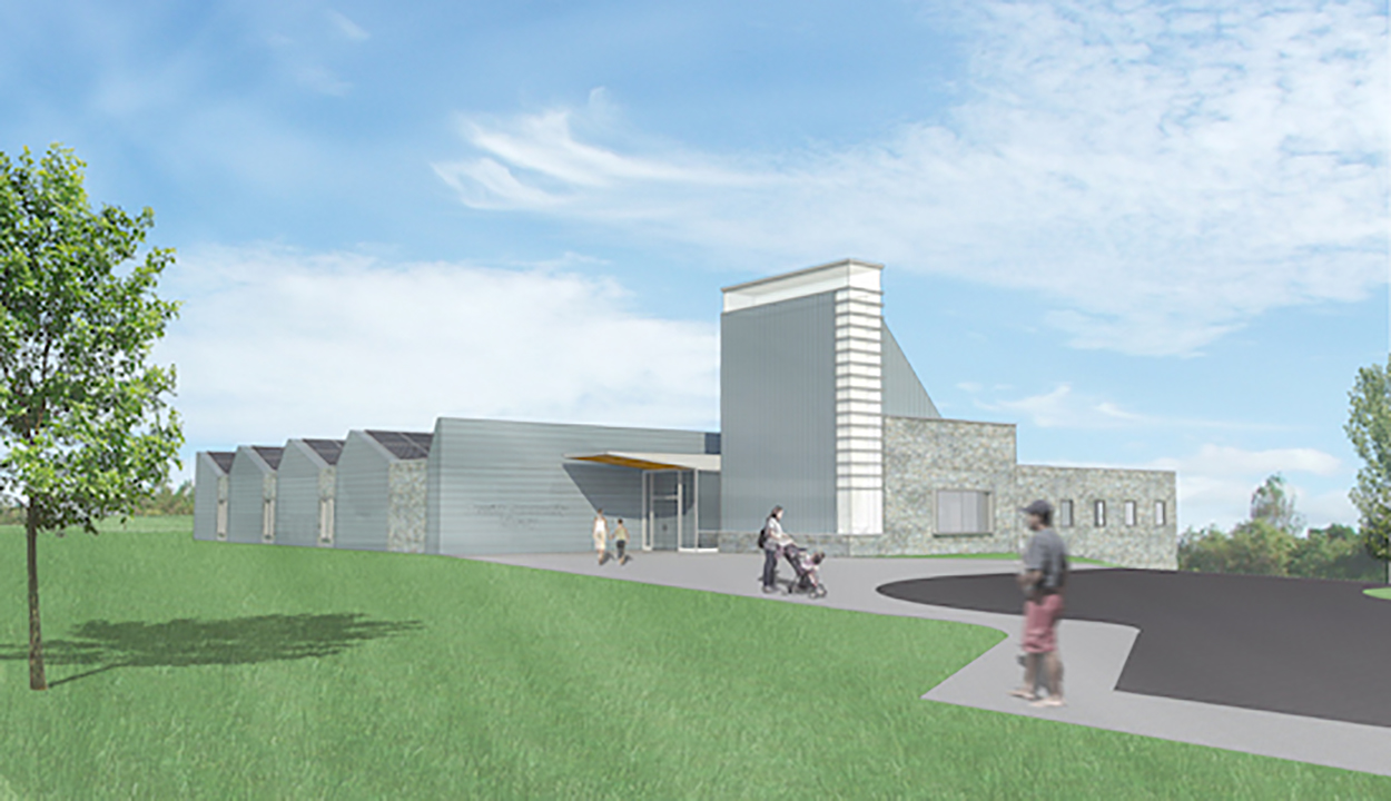 Rendering DeWitt County Library