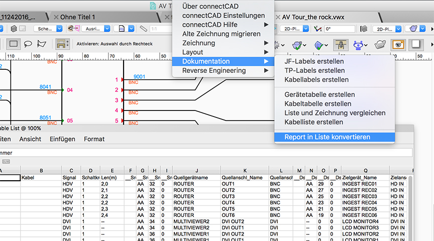 connectCAD 2017 für Vectorworks