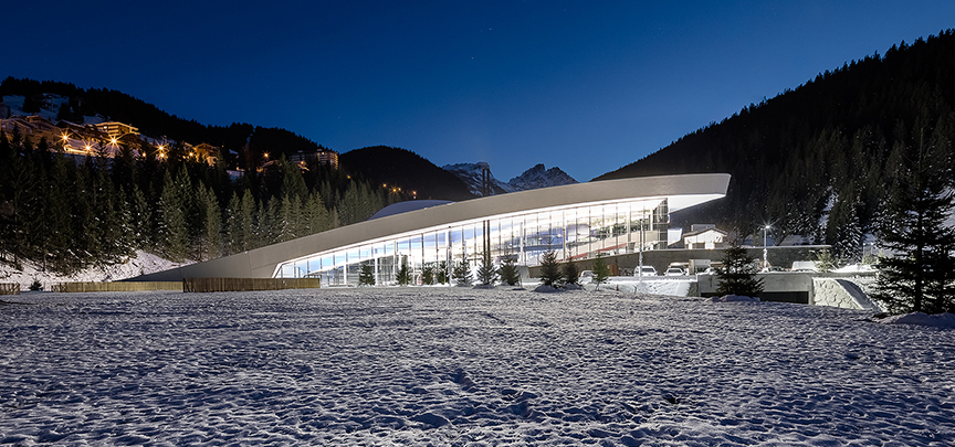 Aquamotion Courchevel von Auer Weber geplant mit Vectorworks