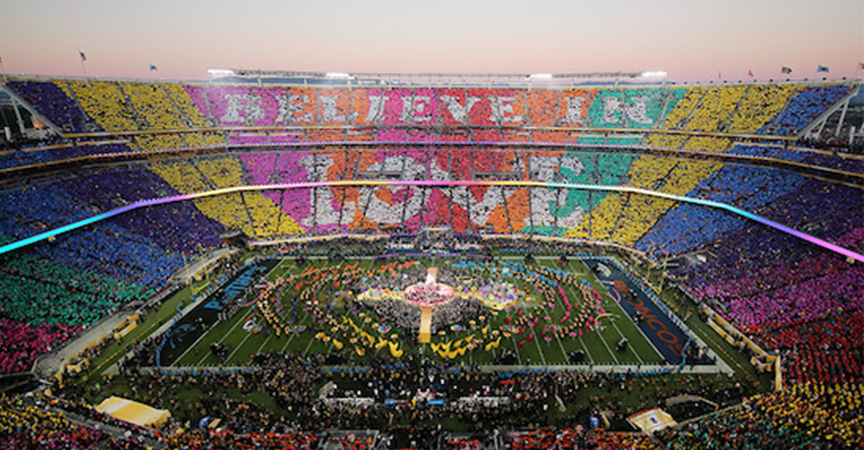 Super Bowl Halbzeitshow geplant mit Vectorworks