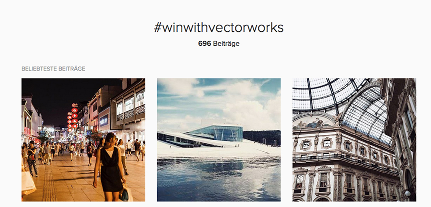 Vectorworks Instagram Wettbewerb