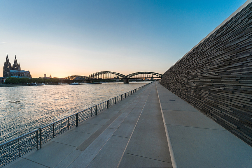 Rheinboulevard in Köln-Deutz