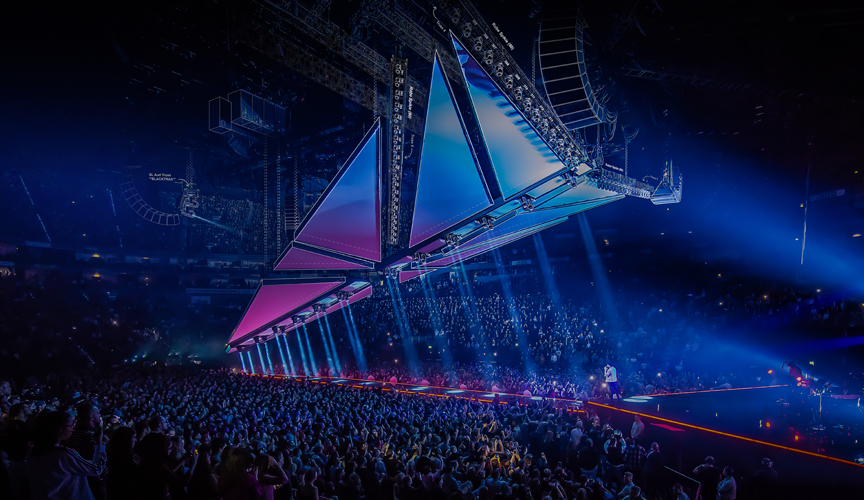 Die Lichtgestaltung von SRae Productions für The Weeknd-Tournee "Starboy: Legend of the Fall" - geplant mit Vectorworks Spotlight