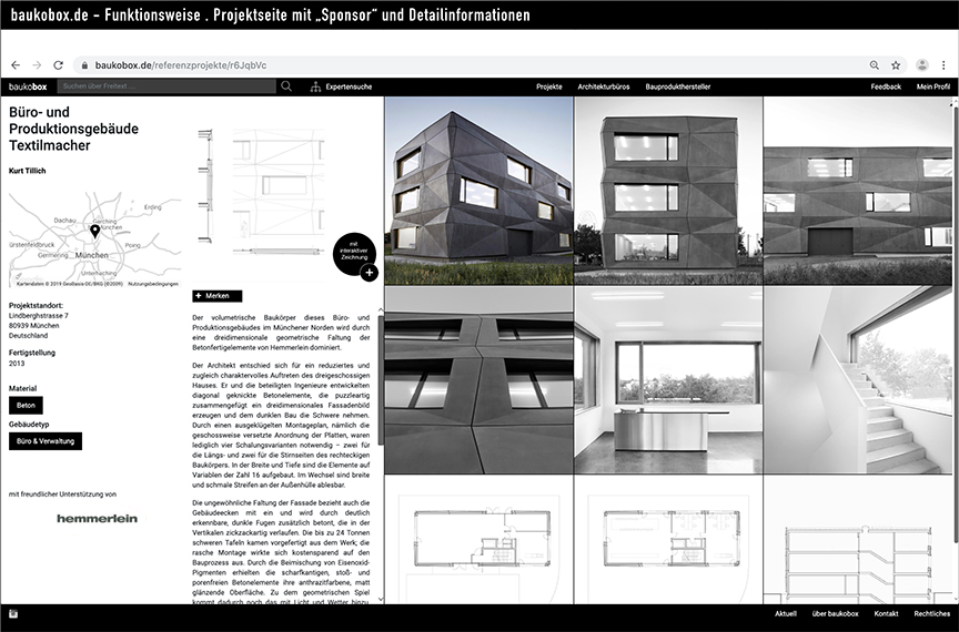 Die Recherche-Plattform baukobox