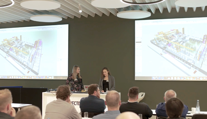 Karin Harkmaa und Hanna-Liisa Mõtus von 3+1 Architects arbeiten mit BIM in Vectorworks