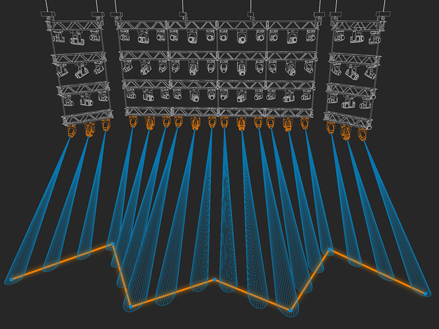 Scheinwerfer in Vectorworks 2021