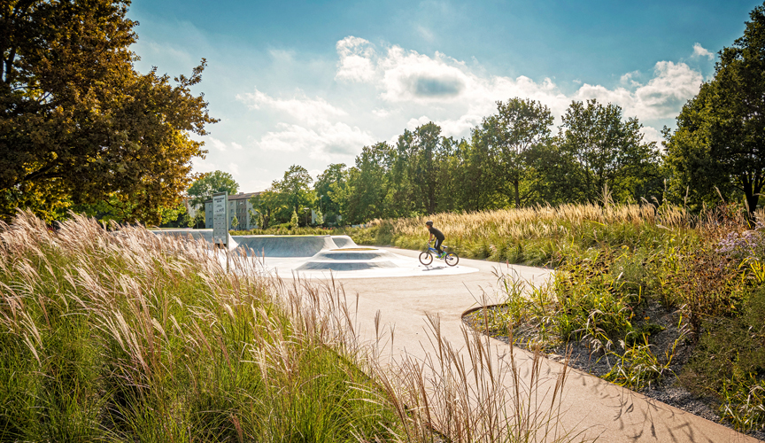 Der Westpark Augsburg von Lohaus Carl Köhlmos PartGmbB Landschaftsarchitekten und Stadtplaner