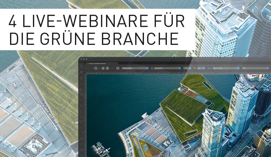 Vectorworks Webinar-Reihe für die grüne Branche