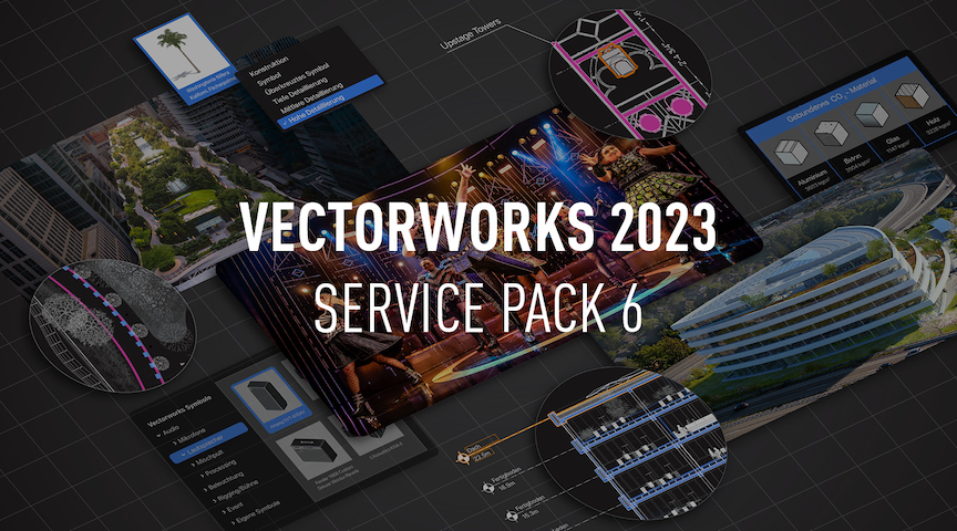 Vectorworks 2023 Service Pack 6 verfügbar