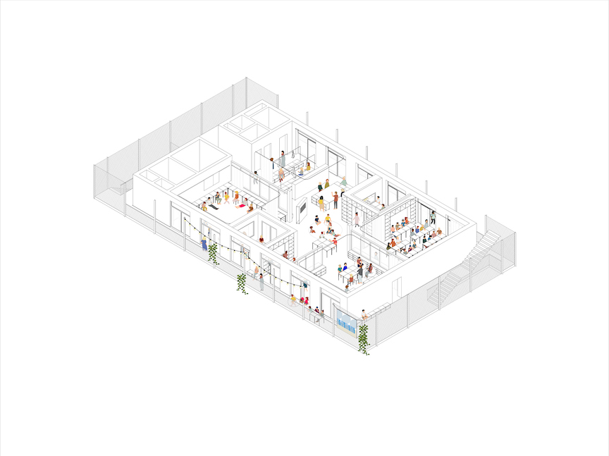 Um Planungsthemen möglichst zugänglich zu gestalten, wurden mit Hilfe von Vectorworks zahlreiche Isometrien erstellt.